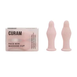 Ansikte Massagekopp Mini Curing Pink 2st