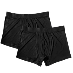 Bambukalsonger Svart Small 2-pack