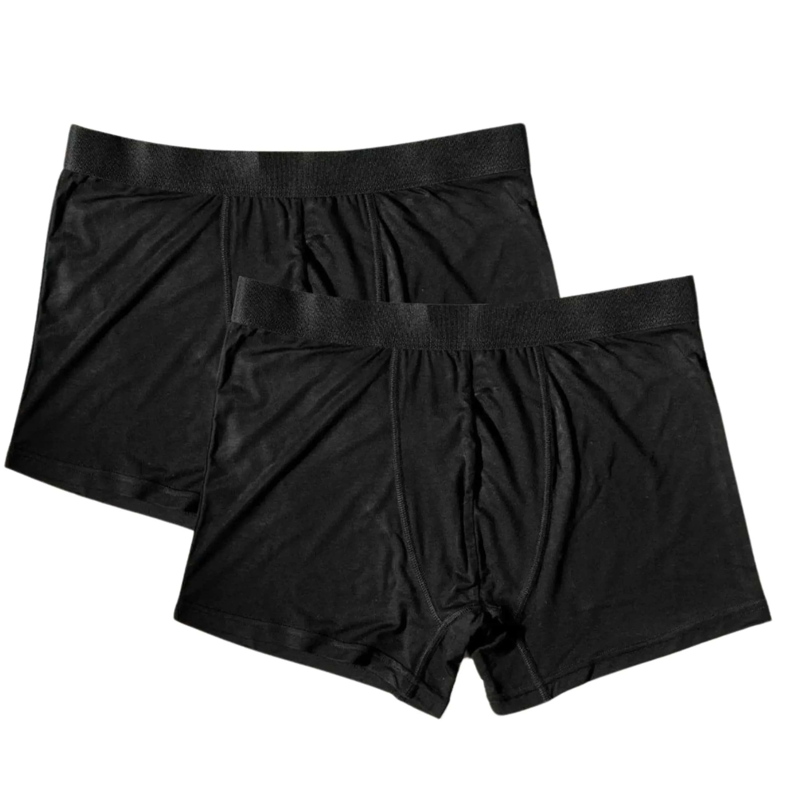 Bambukalsonger Svart Small 2-pack
