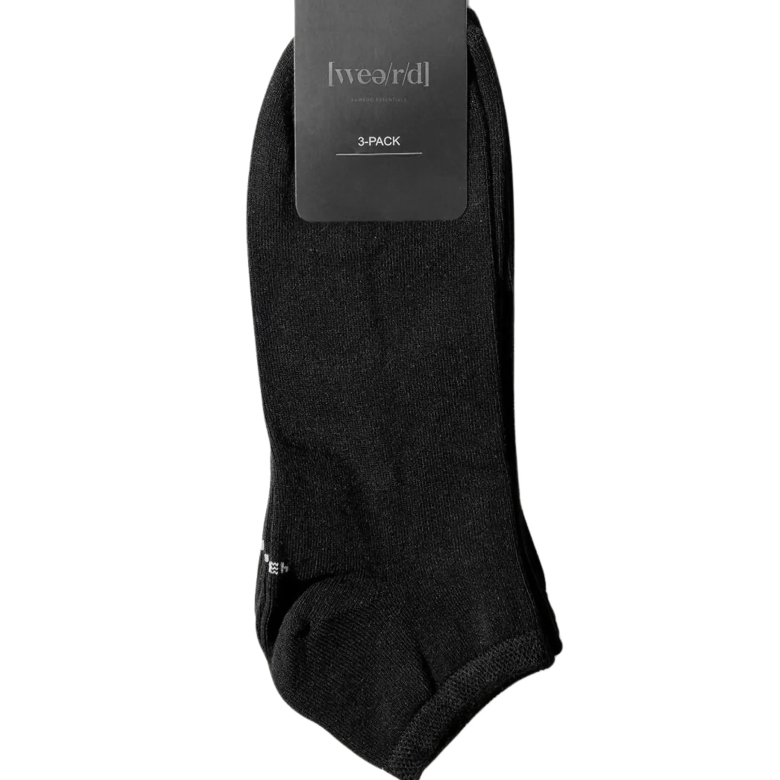 Bambustrumpor Low Cut Svart 35-38 3-pack