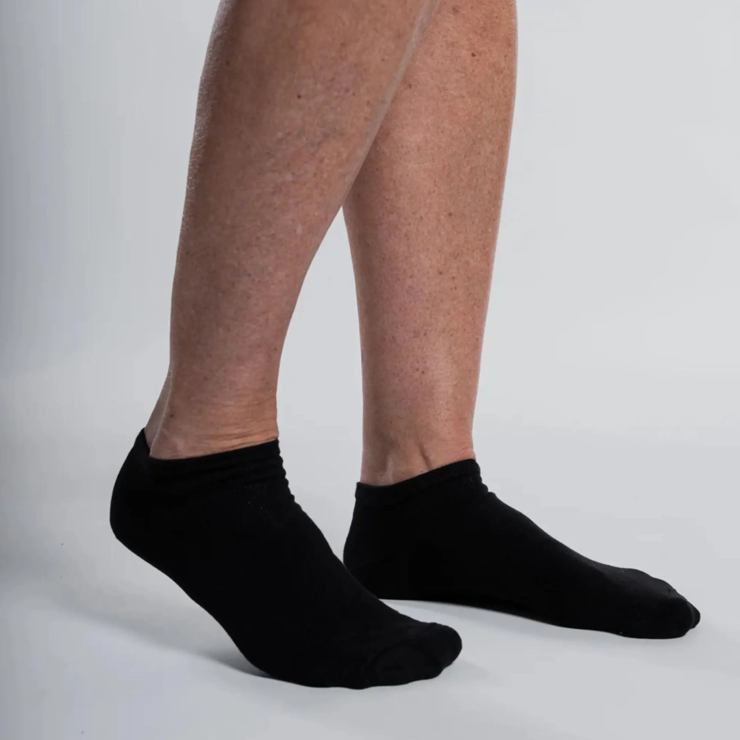 Bambustrumpor Low Cut Svart 35-38 3-pack