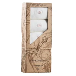 Bambustrumpor Vit 5-pack