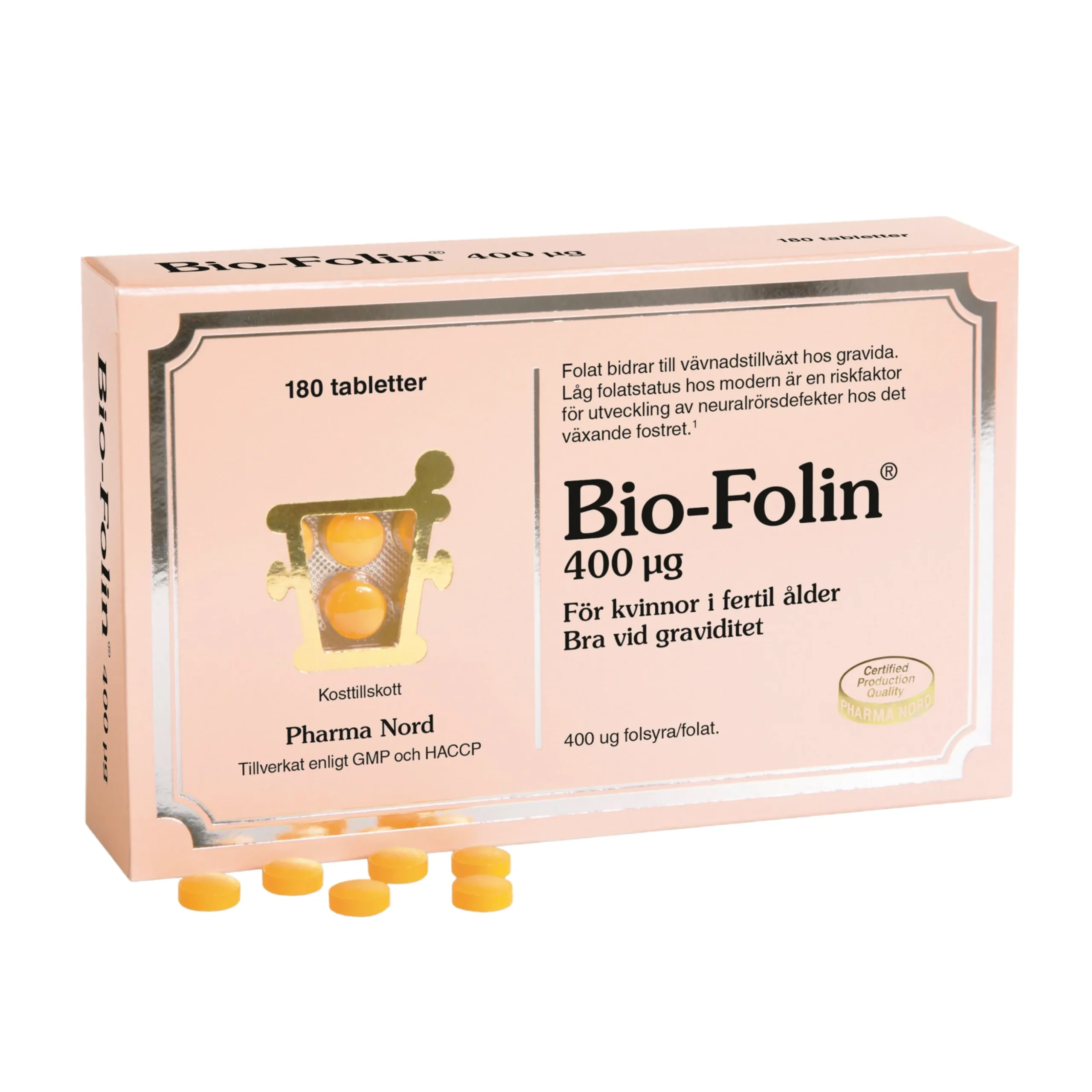 Bio-Folin 400 mcg 180t