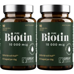 Biotin 10000mcg Ekonomipack 2x90k