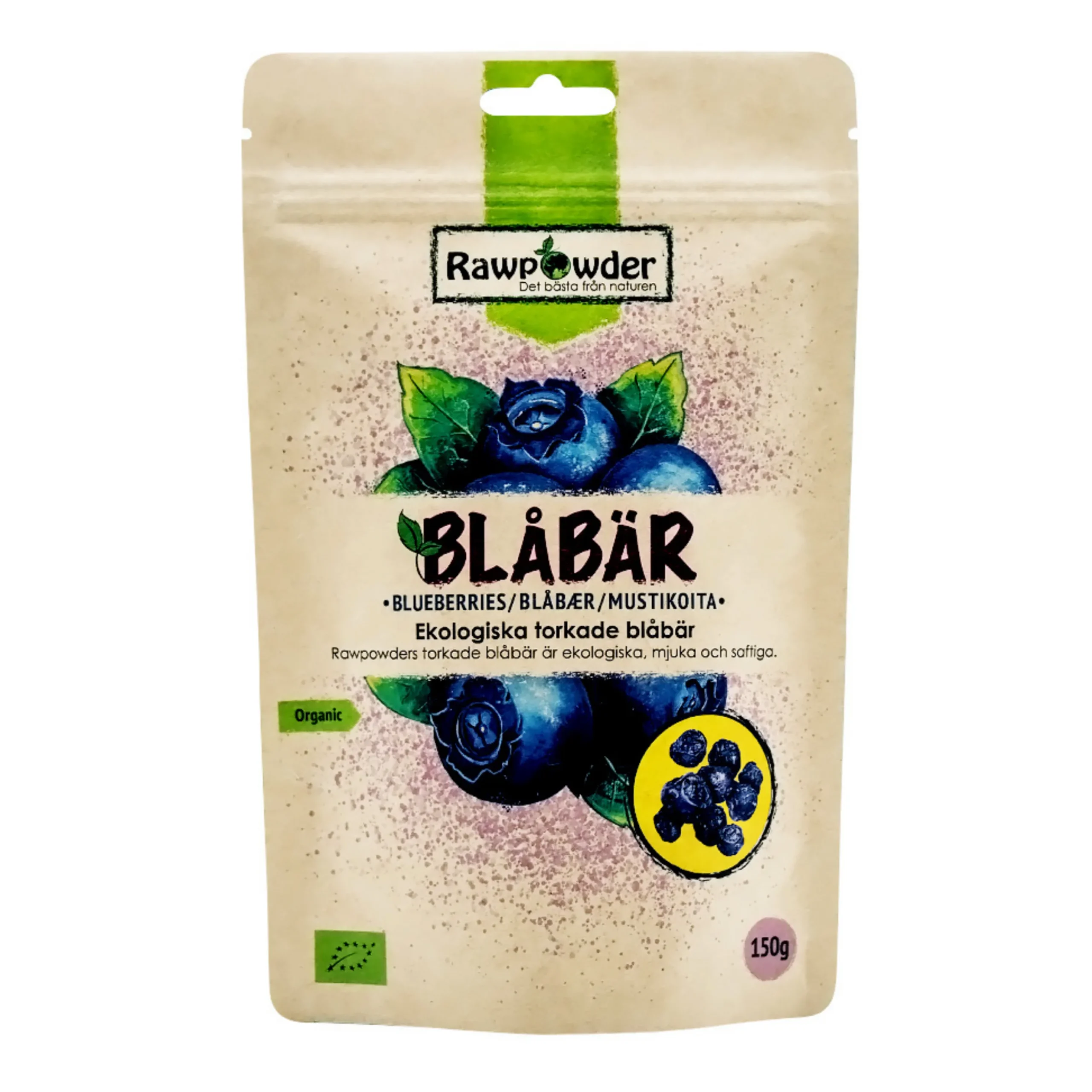 Blåbär torkade 150g