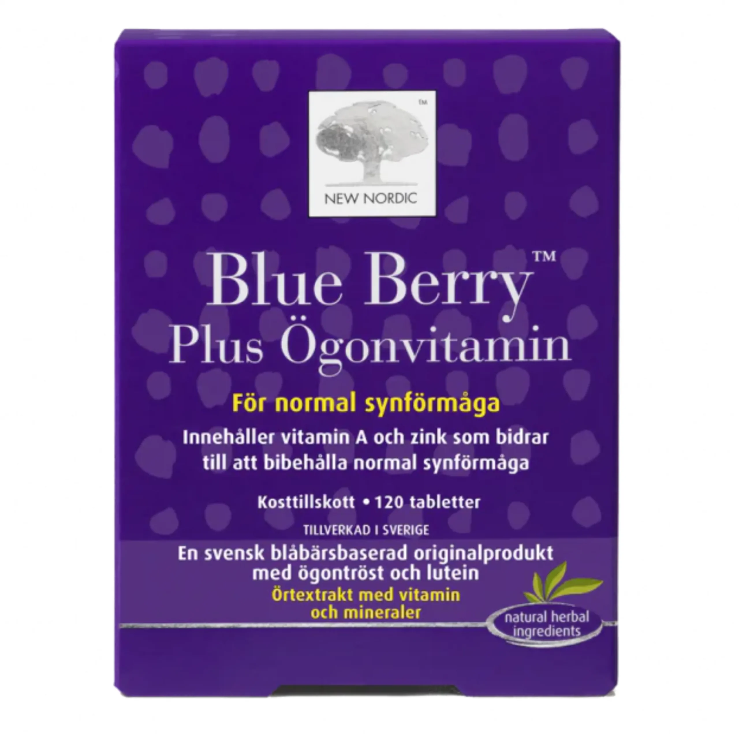 Blue Berry Plus Ögonvitamin 120t