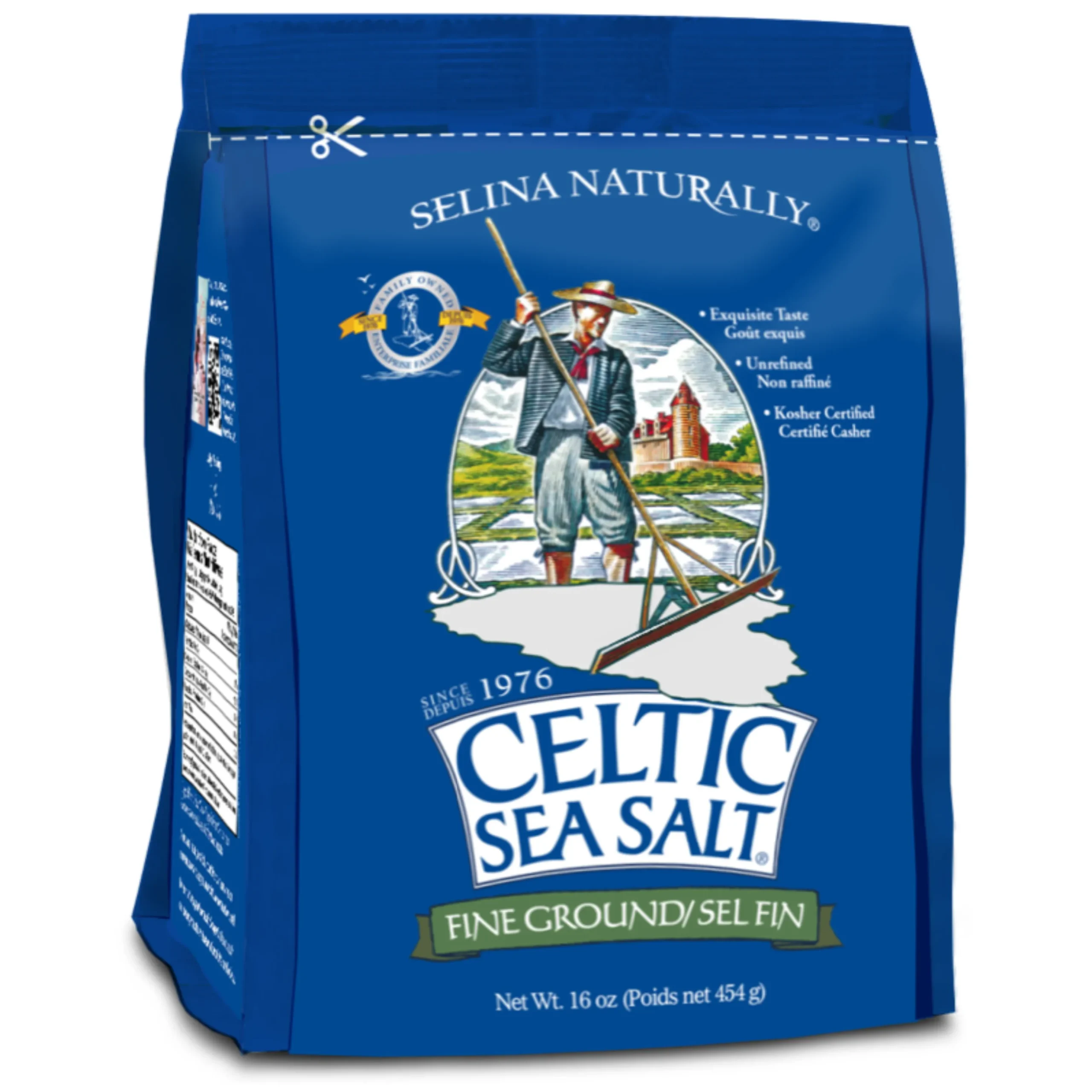 Celtic Sea Salt Finmalet 454g