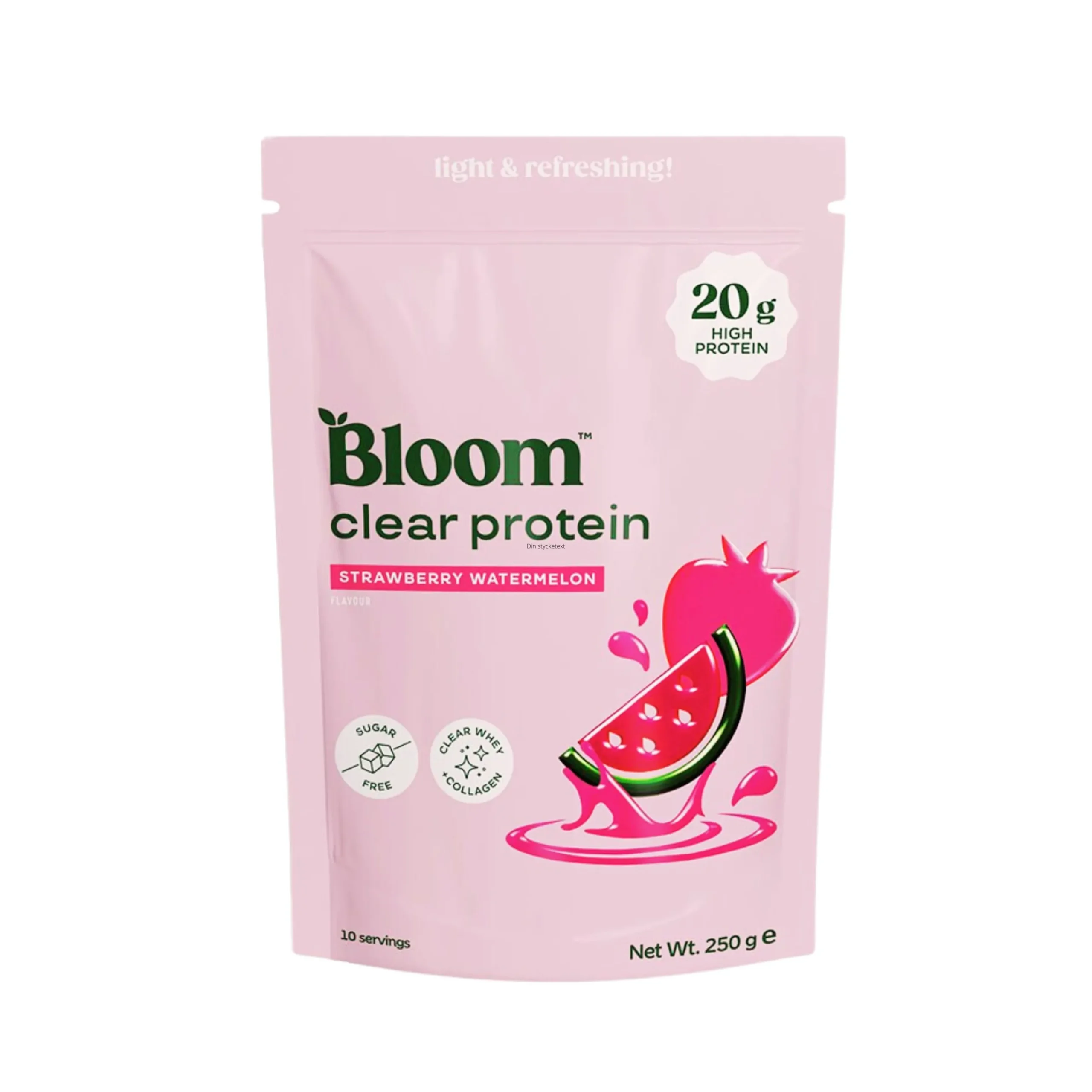 Clear Protein Collagen Strawberry Watermelon 250g