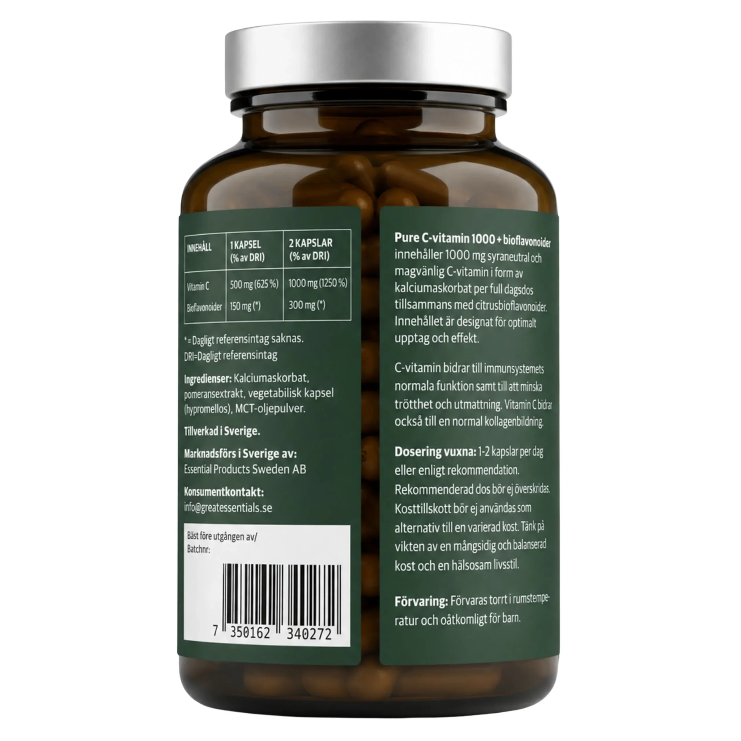 C-vitamin 1000mg Ekonomipack 2x90k