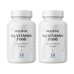 D3-vitamin 5000IE Ekonomipack 2x90k