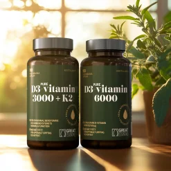D3-vitamin 3000IE + K2 Ekonomipack 3x90k