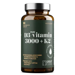 D3-vitamin 3000IE + K2 90k