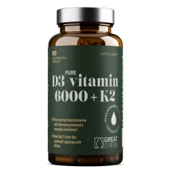 D3-vitamin 6000IE + K2 90k