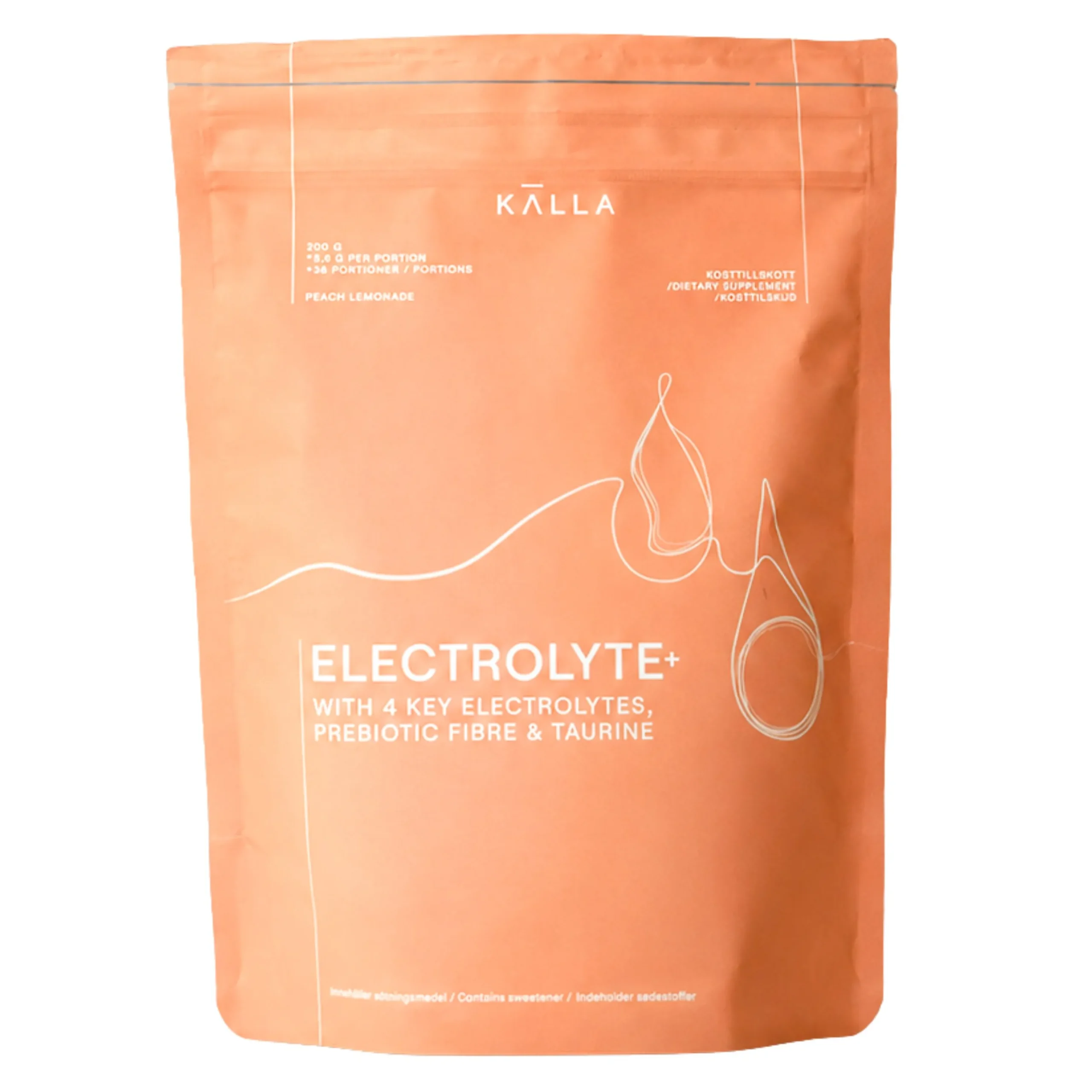Electrolyte+ Peach Lemonade 200g