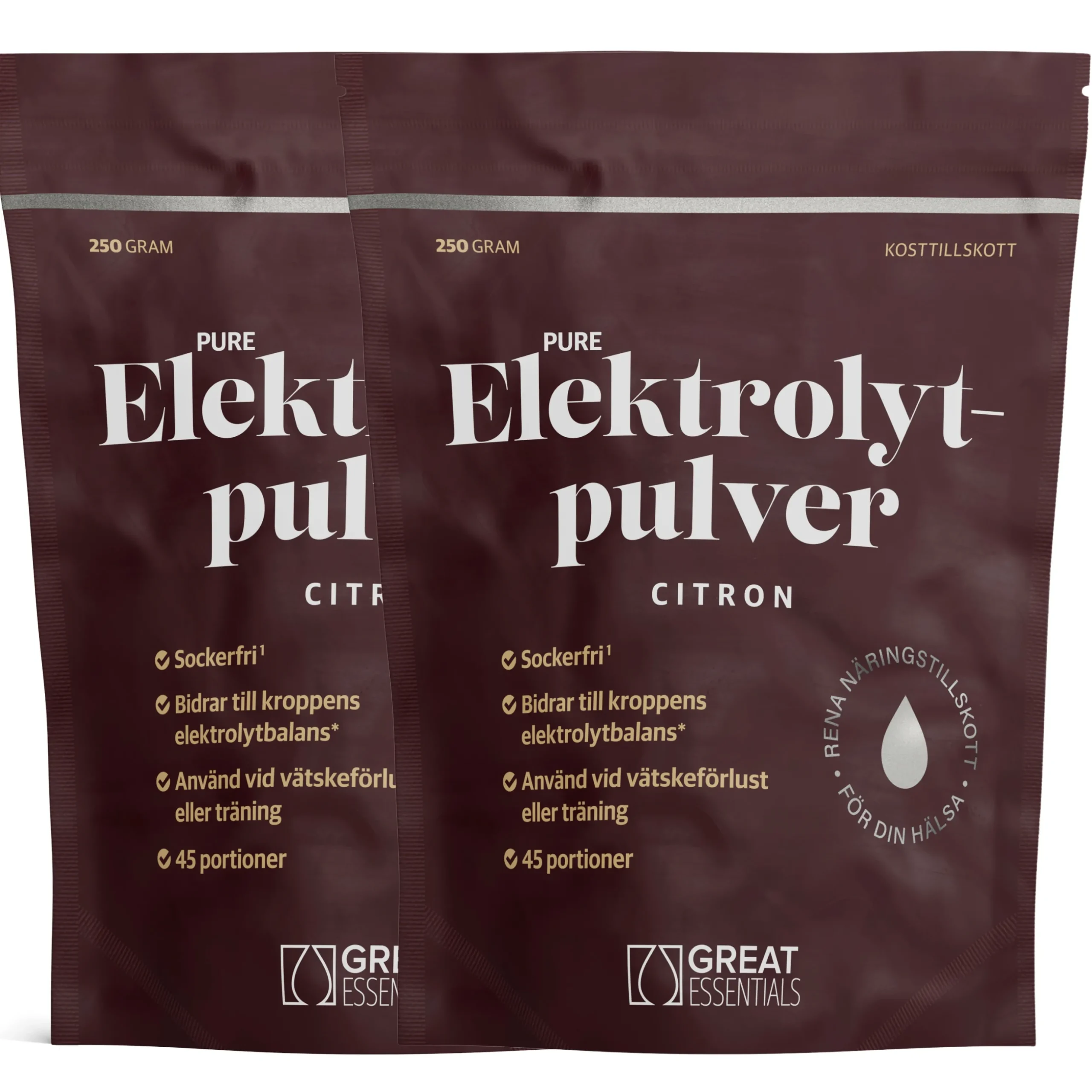 Elektrolyter Citron Ekonomipack 2x250g