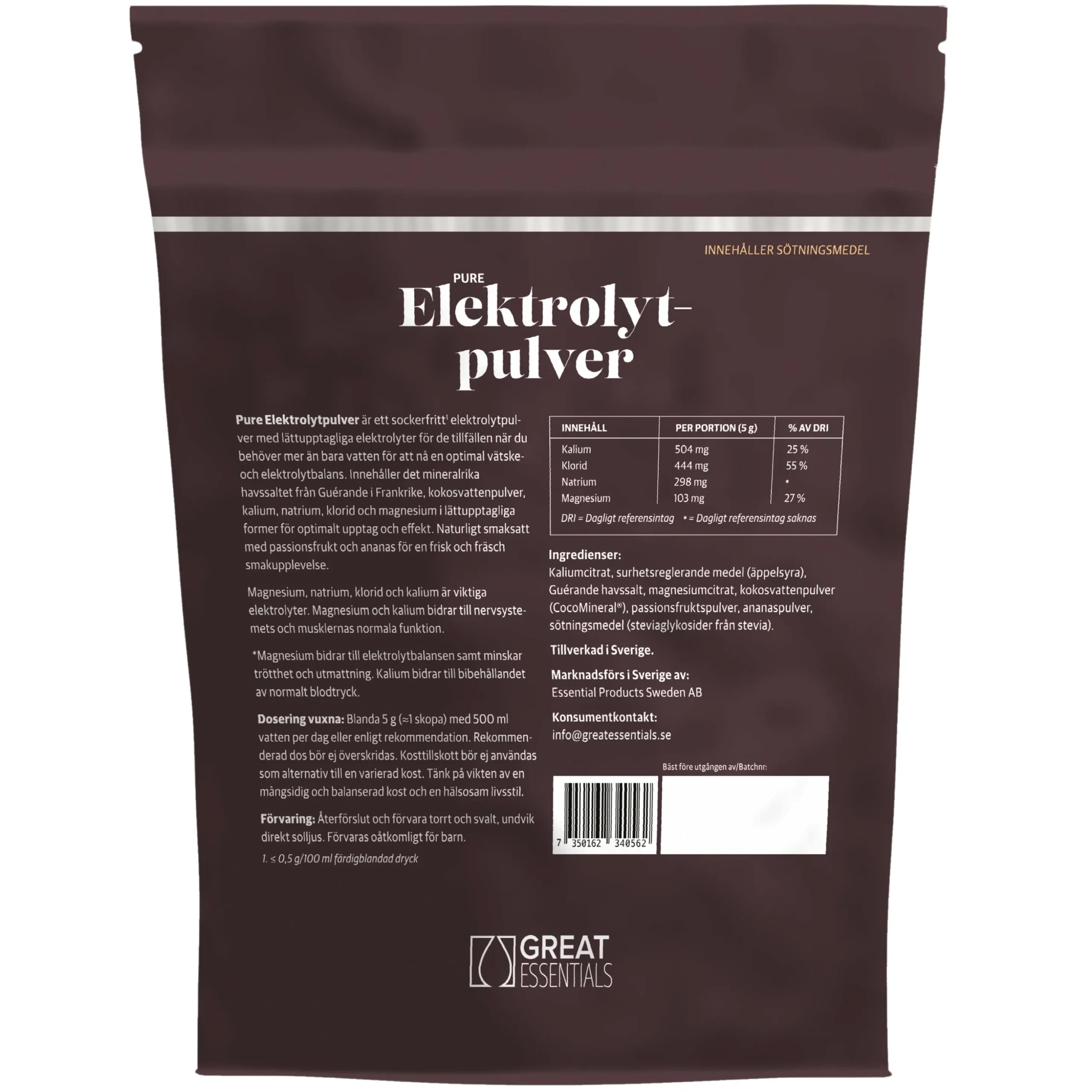 Elektrolyter Tropisk 250g