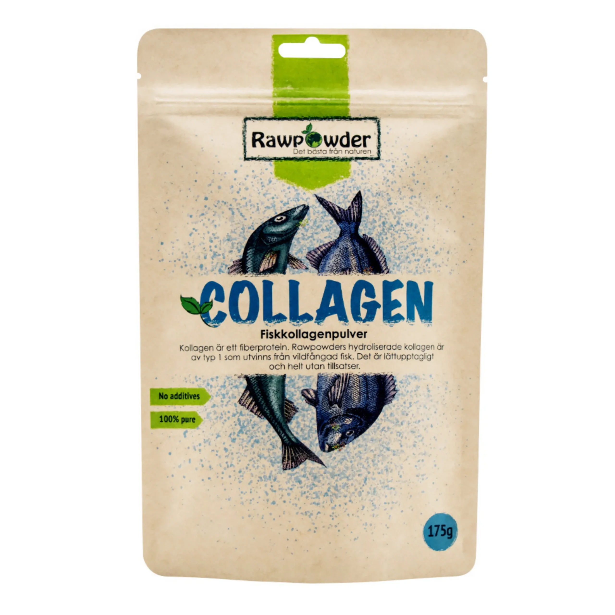 Fiskkollagenpulver Peptan 175g