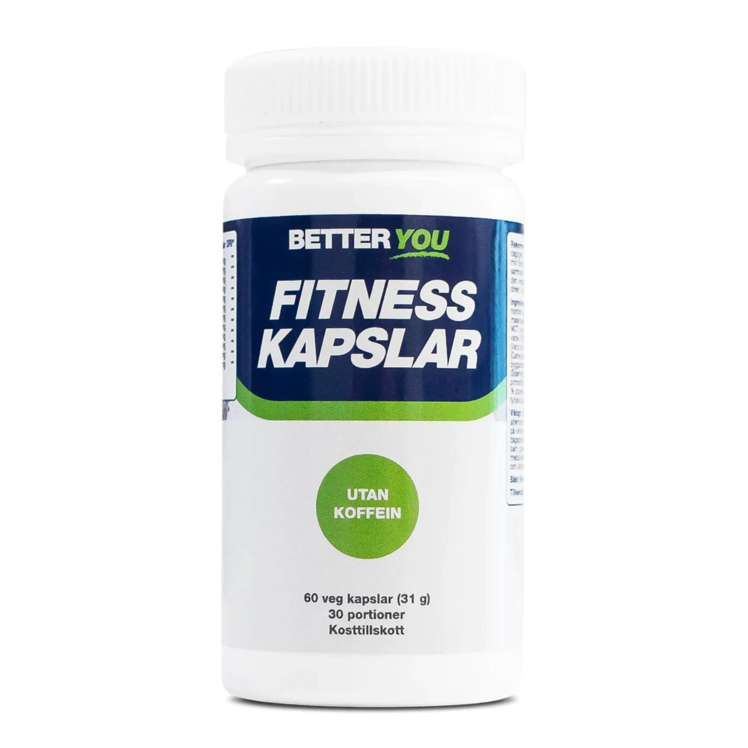 Fitnesskapslar utan Koffein 60k