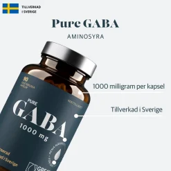 GABA 1000mg Ekonomipack 2x90k
