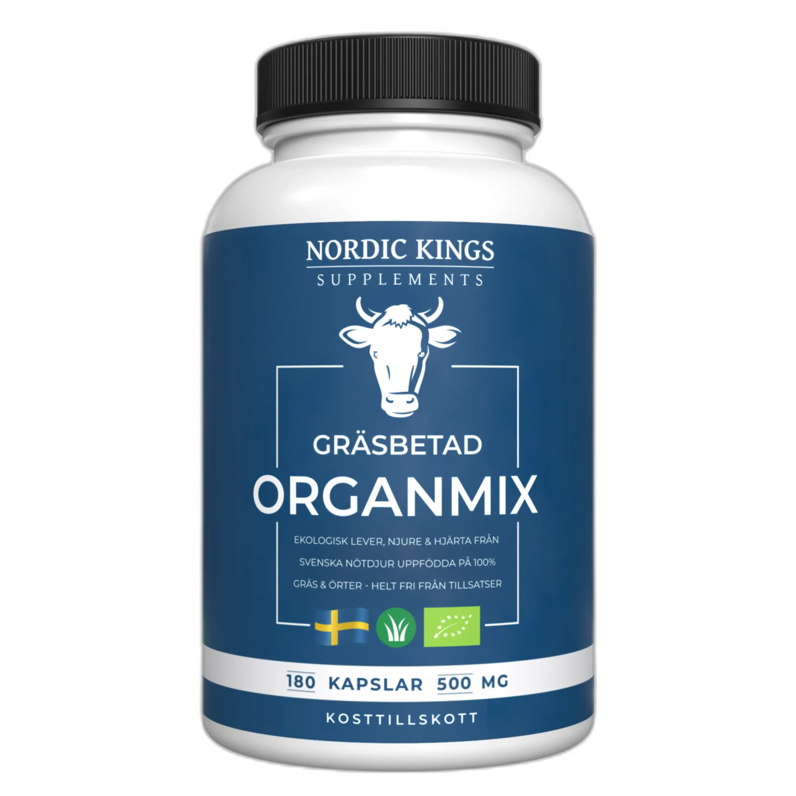 Gräsbetad Organmix 180k