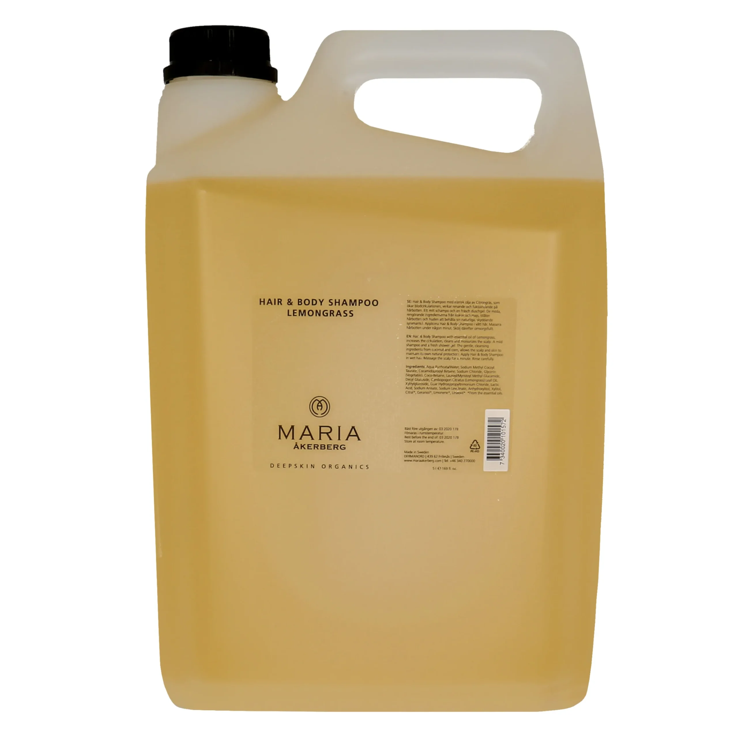 Hair & Body Shampoo Lemongrass 5l