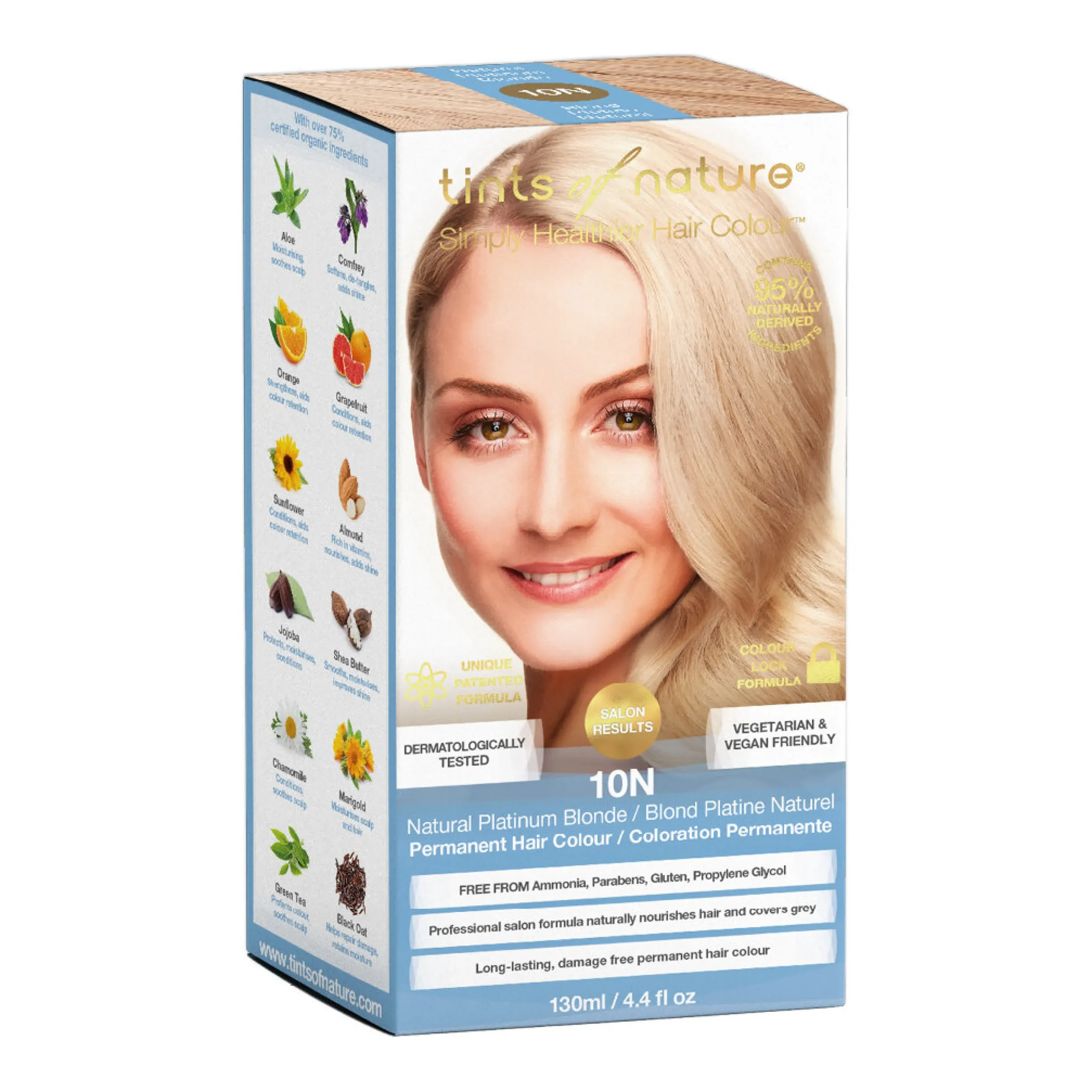 Hårfärg 10N Natural Platinum Blonde 130ml