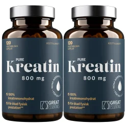 Kreatinkapslar 800mg Ekonomipack 2x120k