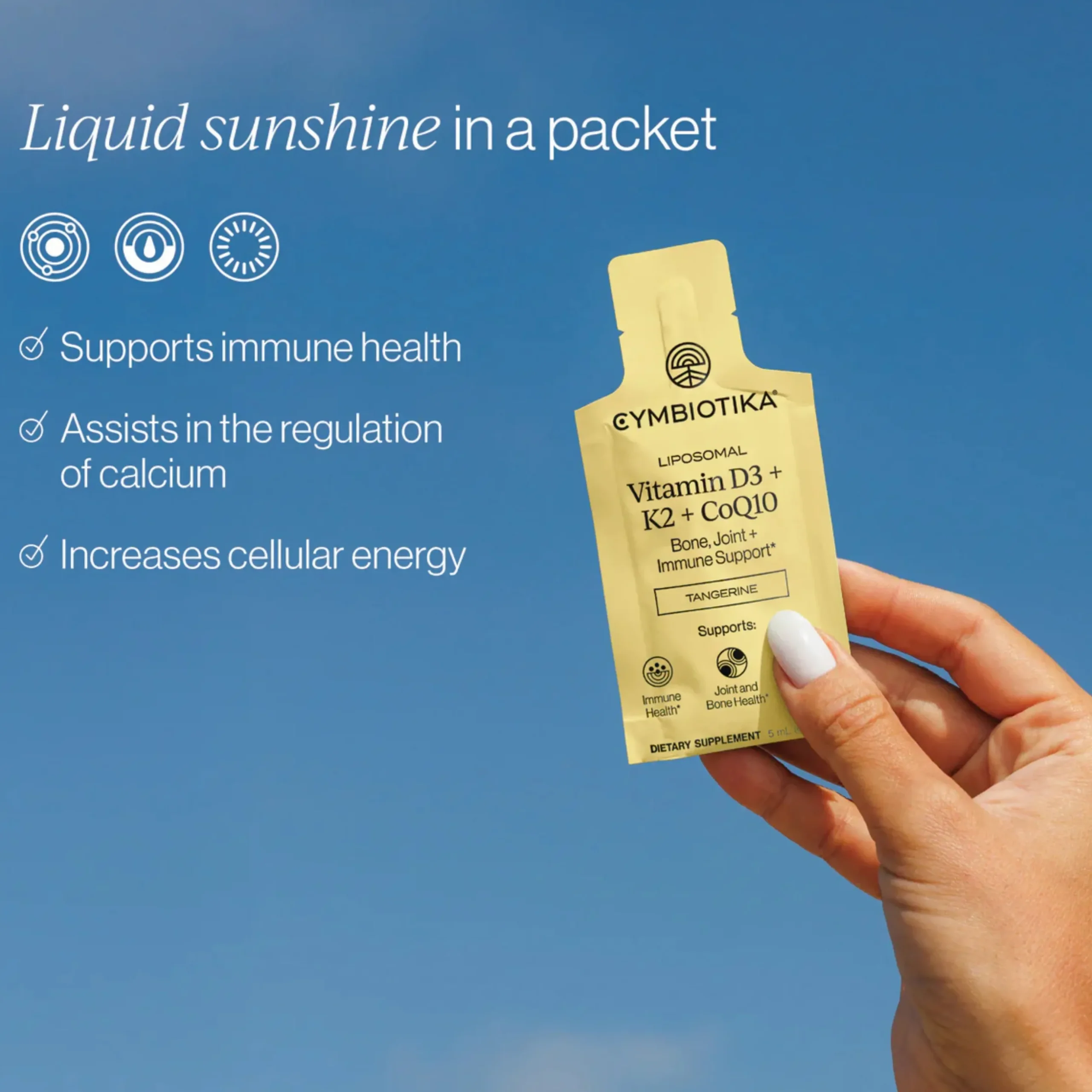 Liposomal Vitamin D3 + K2 + CoQ10 28x5ml