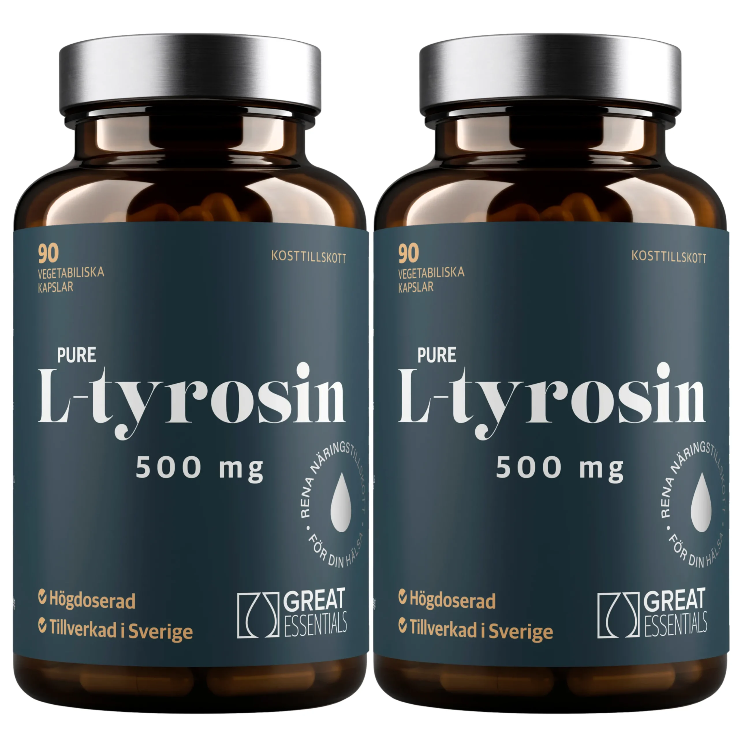L-tyrosin 500mg Ekonomipack 2x90k