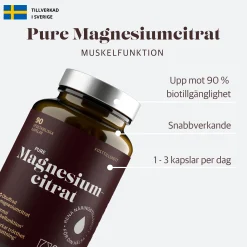 Magnesiumcitrat 125mg Ekonomipack 2x90k
