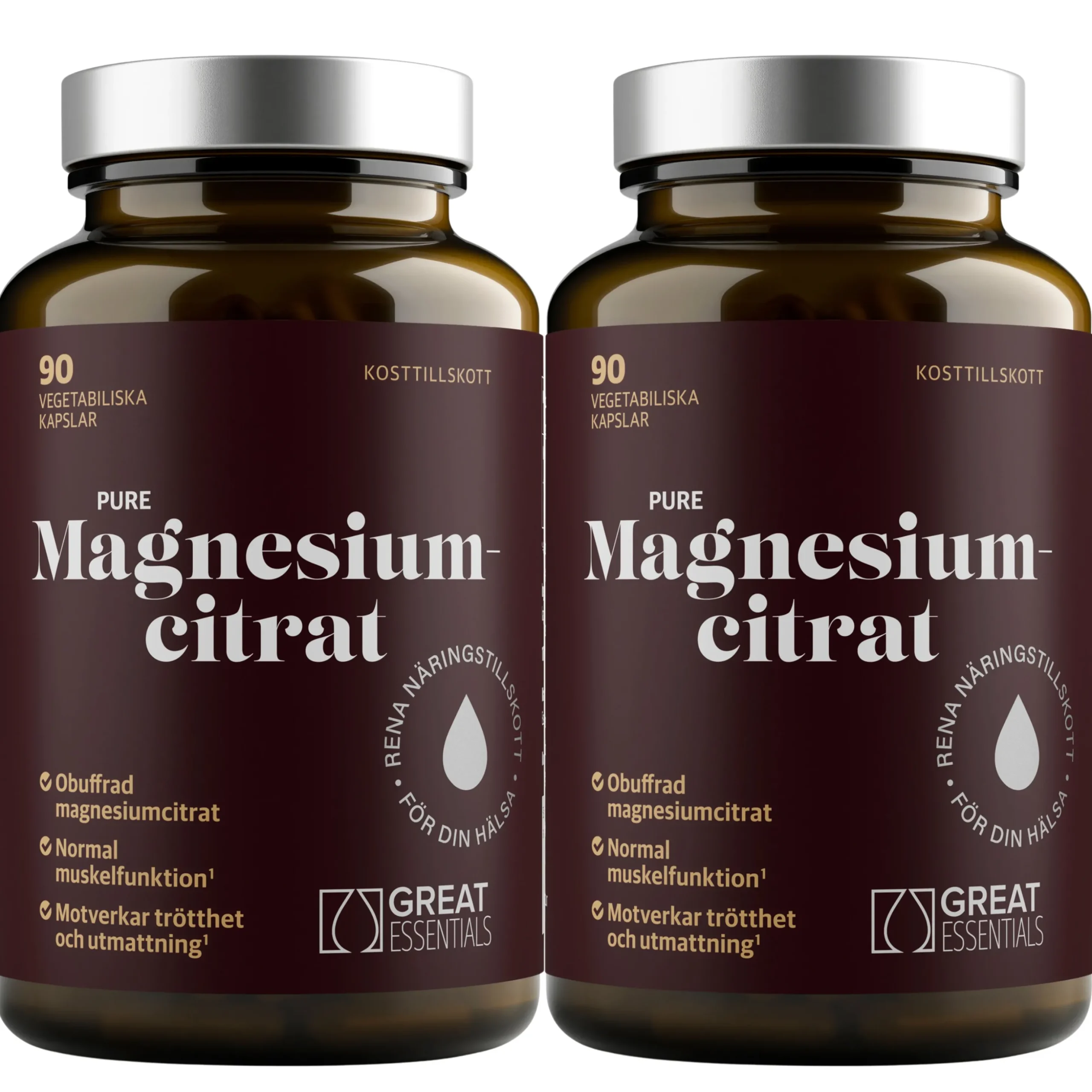 Magnesiumcitrat 125mg Ekonomipack 2x90k