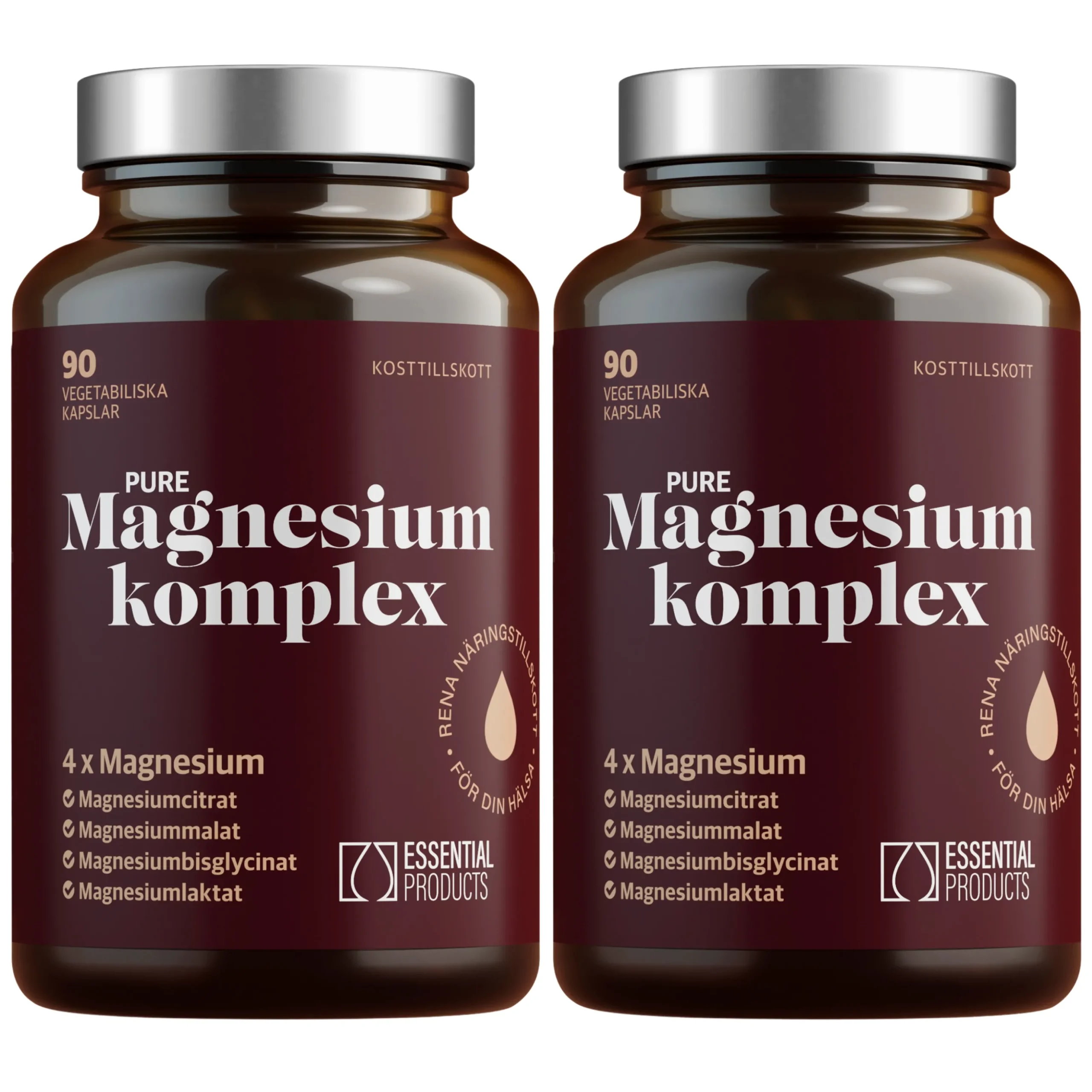 Magnesiumkomplex Ekonomipack 2x90k