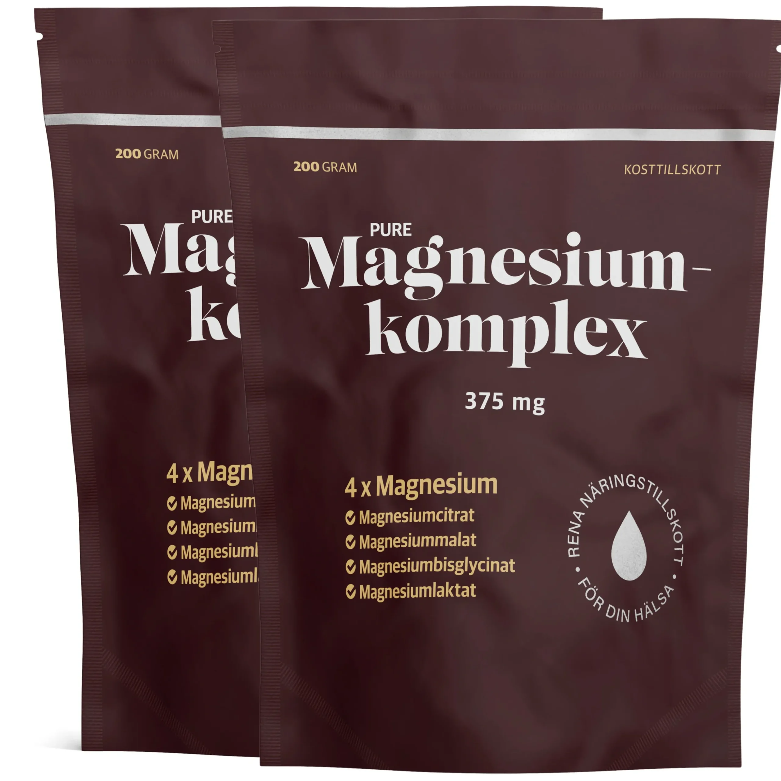 Magnesiumkomplex 375mg Ekonomipack 2x200g