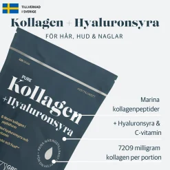 Marint Kollagen + Hyaluronsyra Naturell Ekonomipack 2x225g
