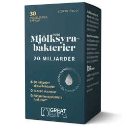 Mjölksyrabakterier 20 miljarder 30k