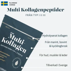 Multi Kollagenpeptider I II III 225g