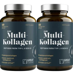 Multi Kollagenpeptider I II III Ekonomipack 2x120k