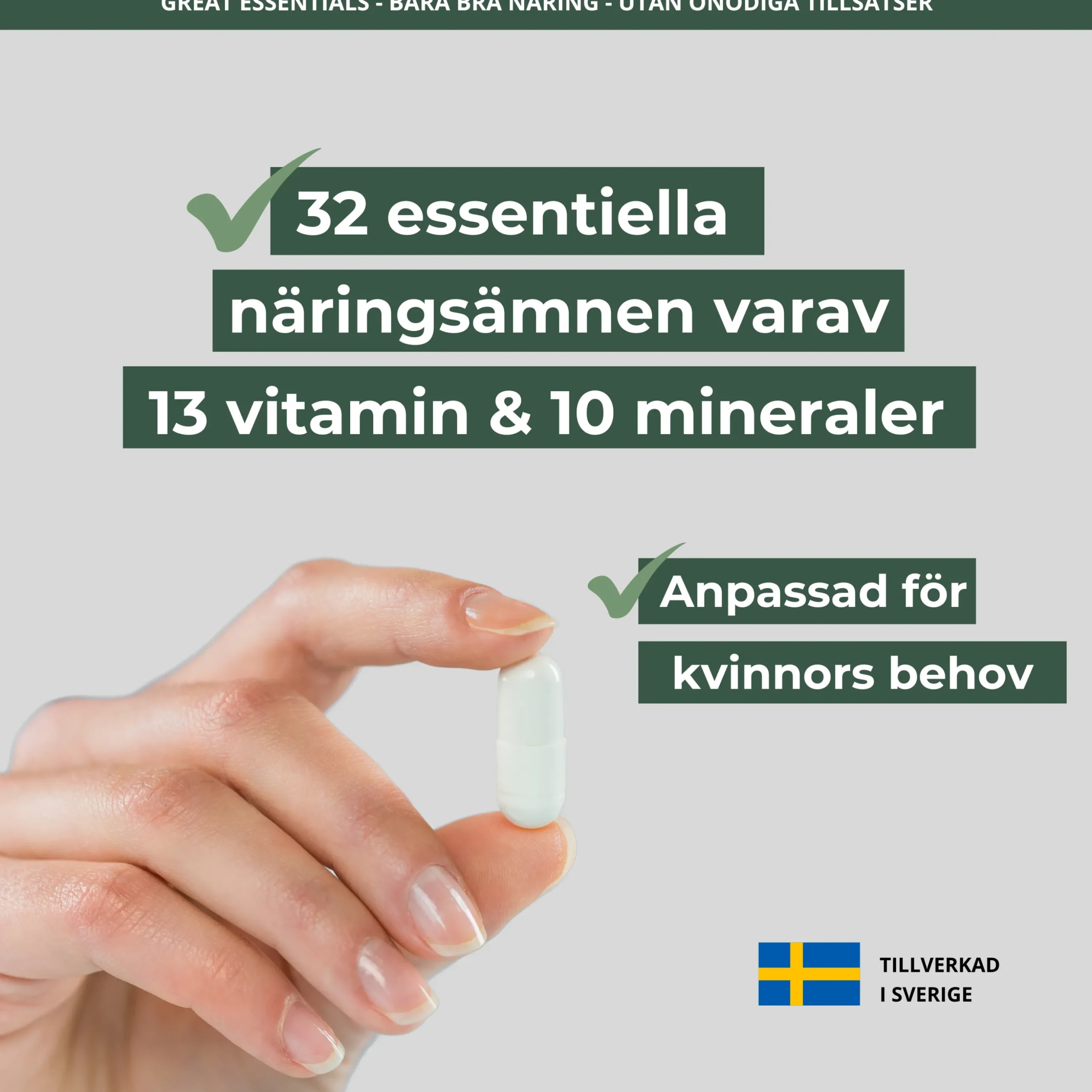 Multivitamin Kvinna Ekonomipack 2x90k