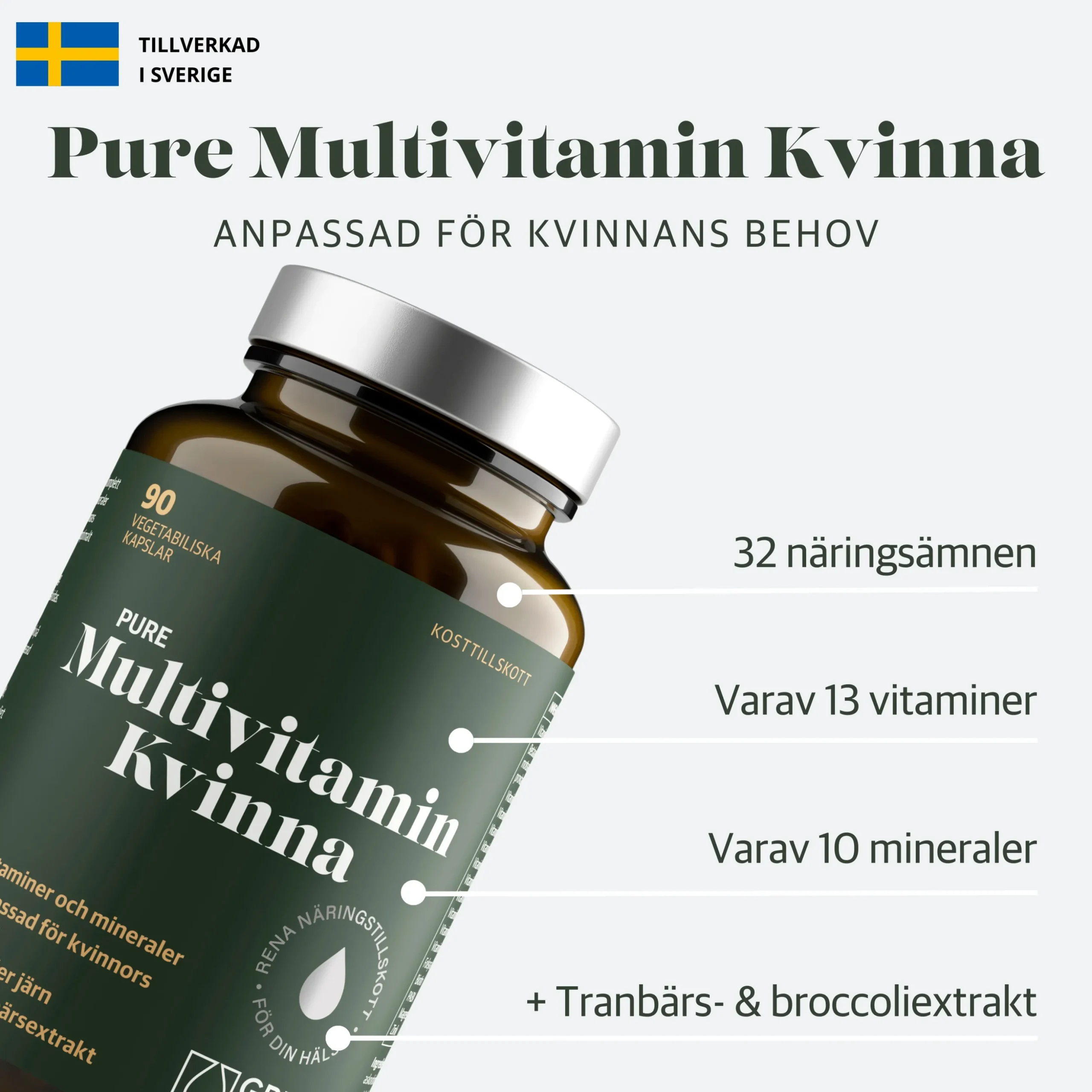 Mutivitamin Man & Kvinna 2x90k