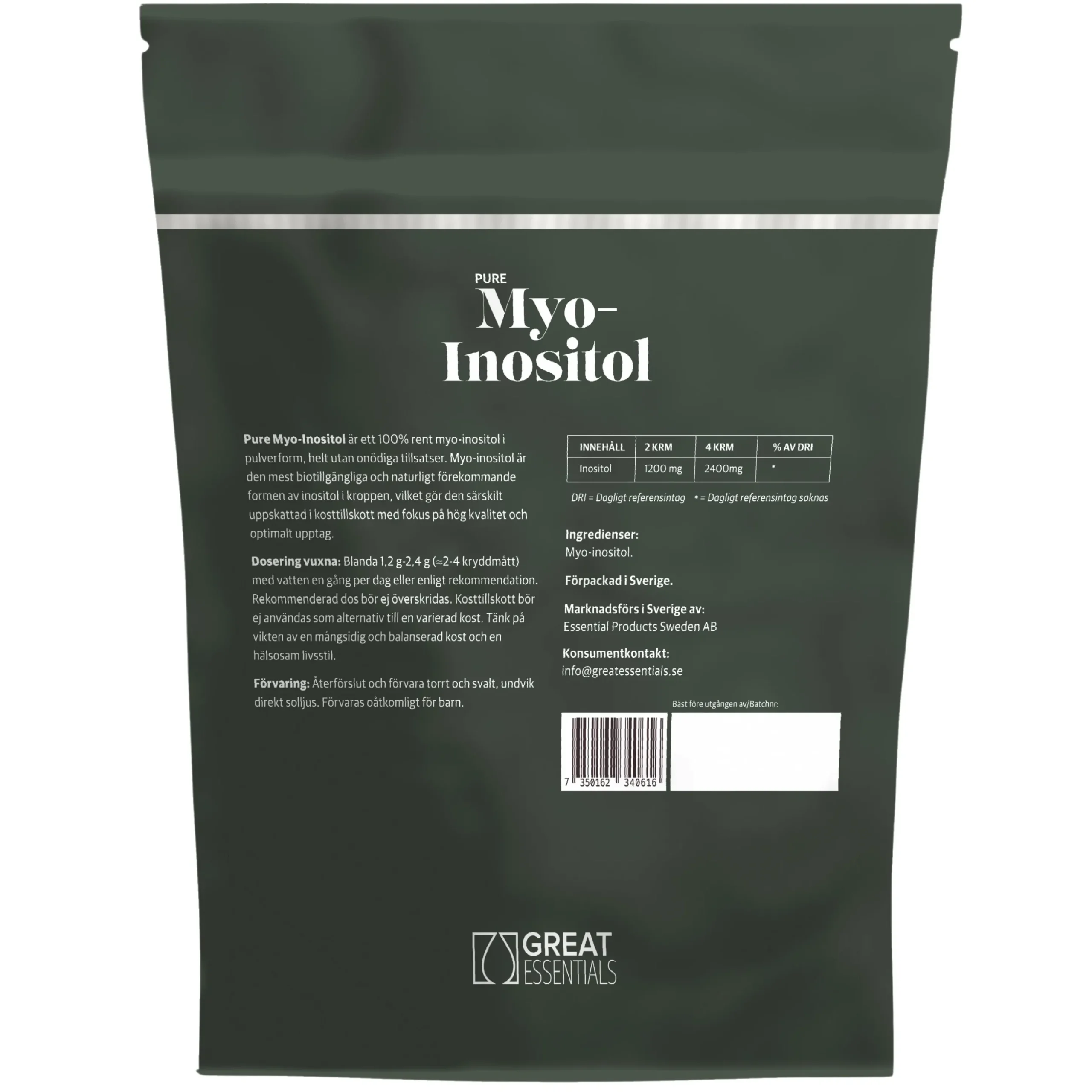 Myo-Inositol Ekonomipack 2x250g