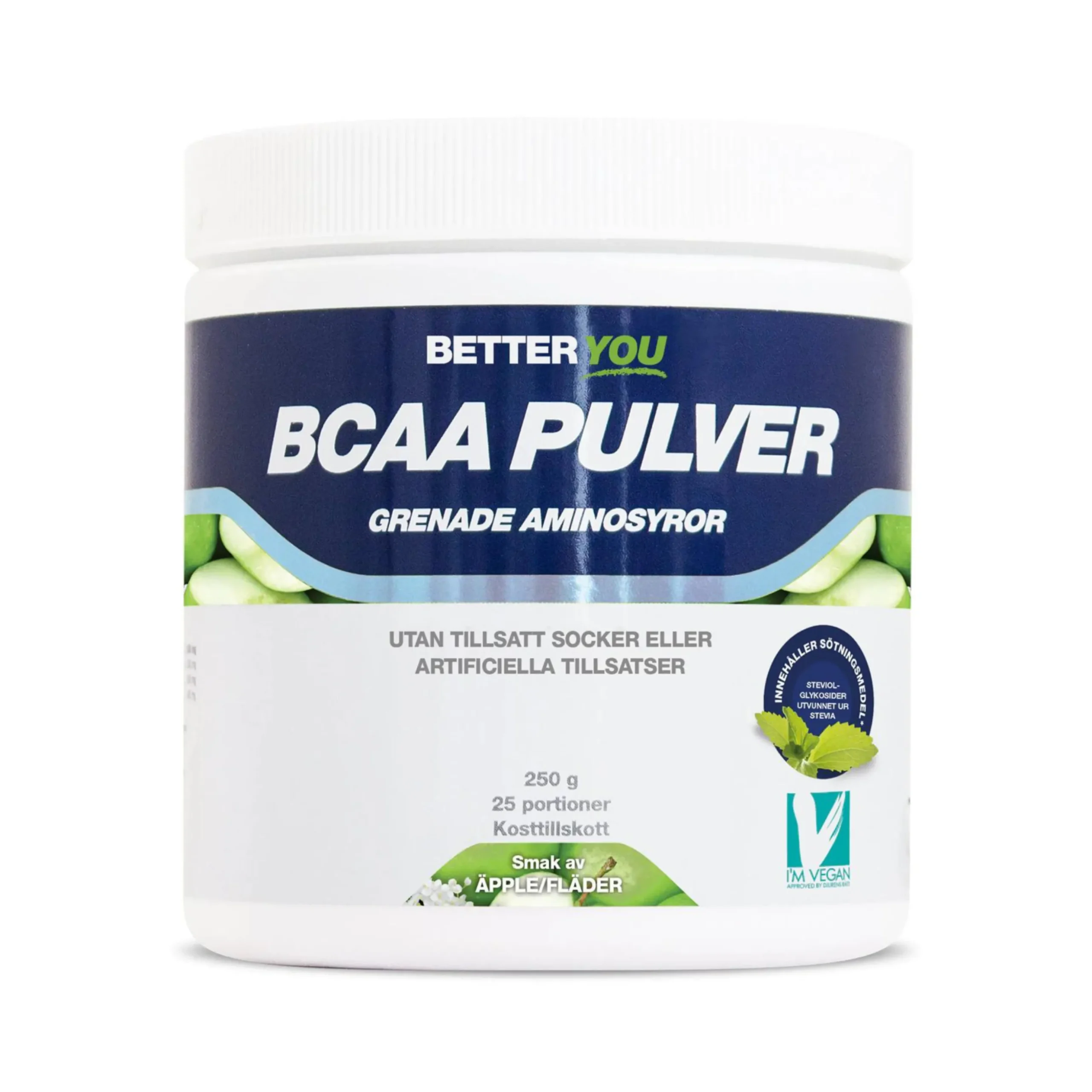 Naturligt BCAA Äpple/Fläder 250g