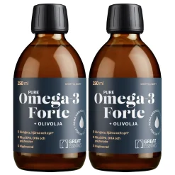 Omega-3 Forte 2576mg + Olivolja Ekonomipack 2x250ml