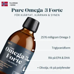 Omega-3 Forte 2576mg + Olivolja 250ml
