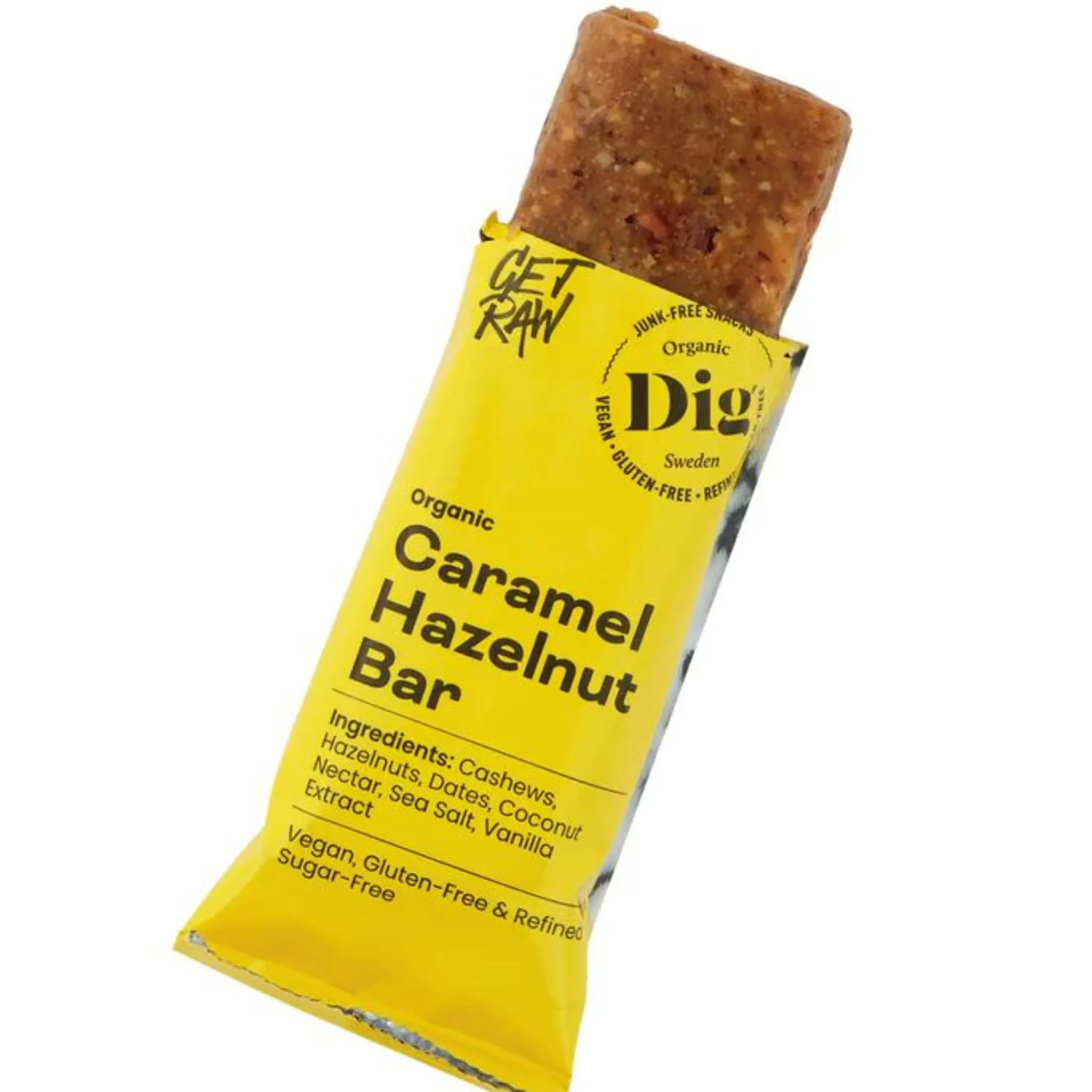 Organic Bar Caramel & Hazelnut 42g