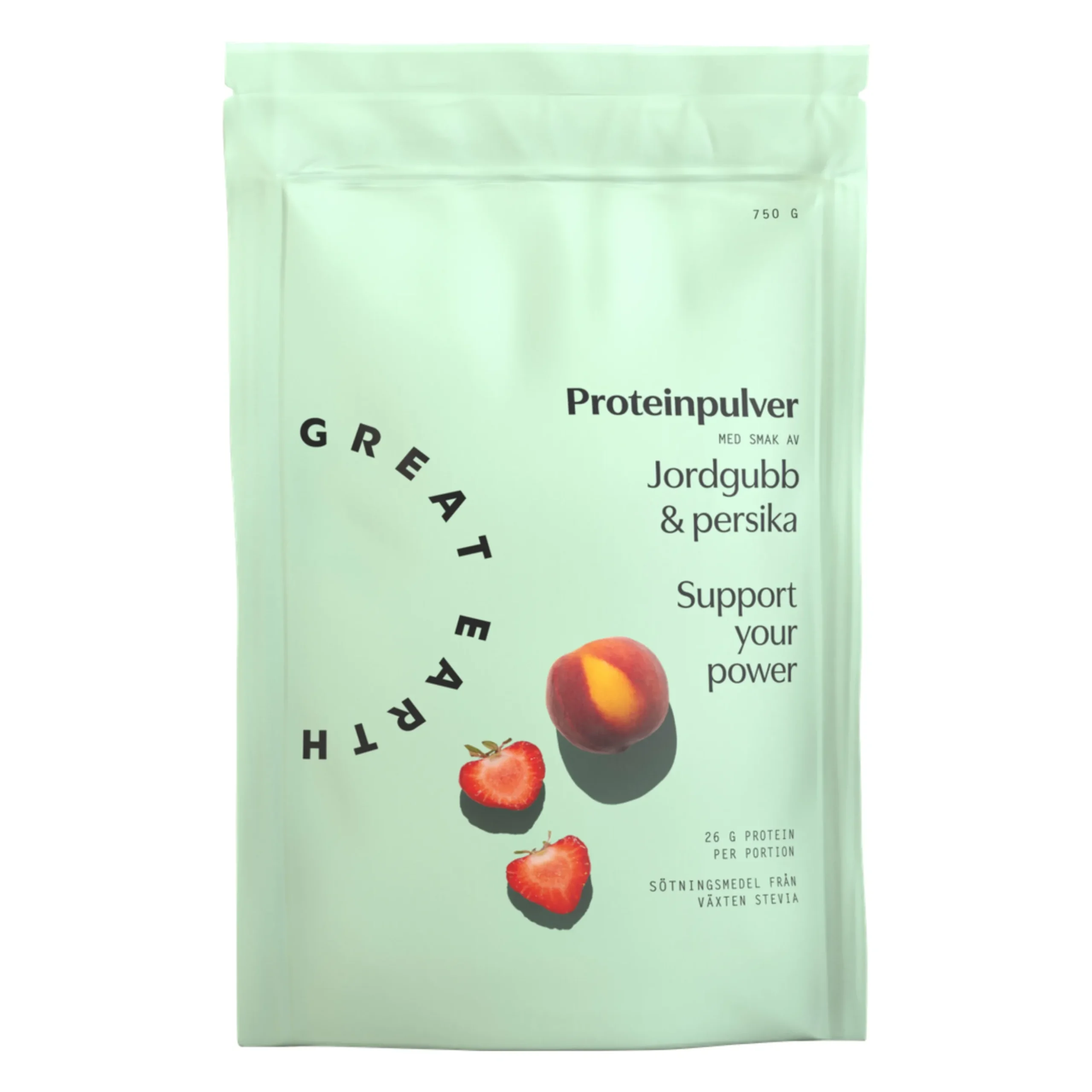 Proteinpulver Jordgubb/Persika 750g