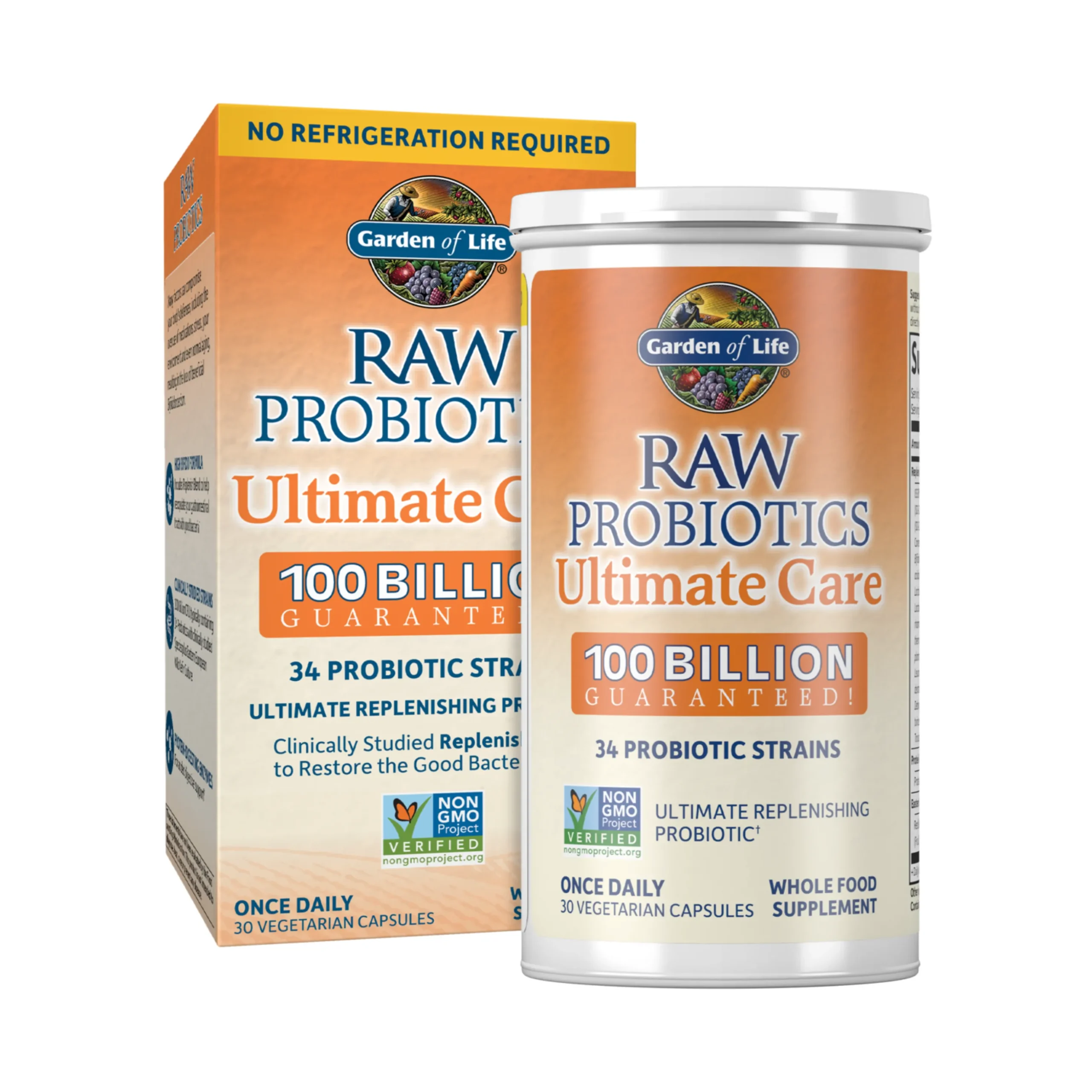 Raw Probiotics 100 Billion CFU 30k