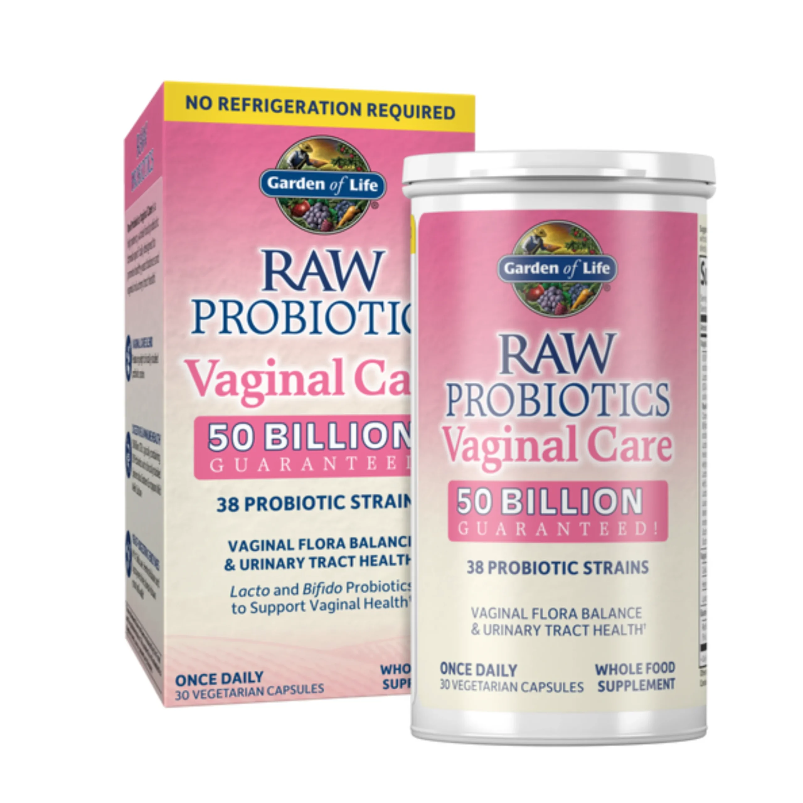 Raw Probiotics Vaginal Care 50CFU 30k