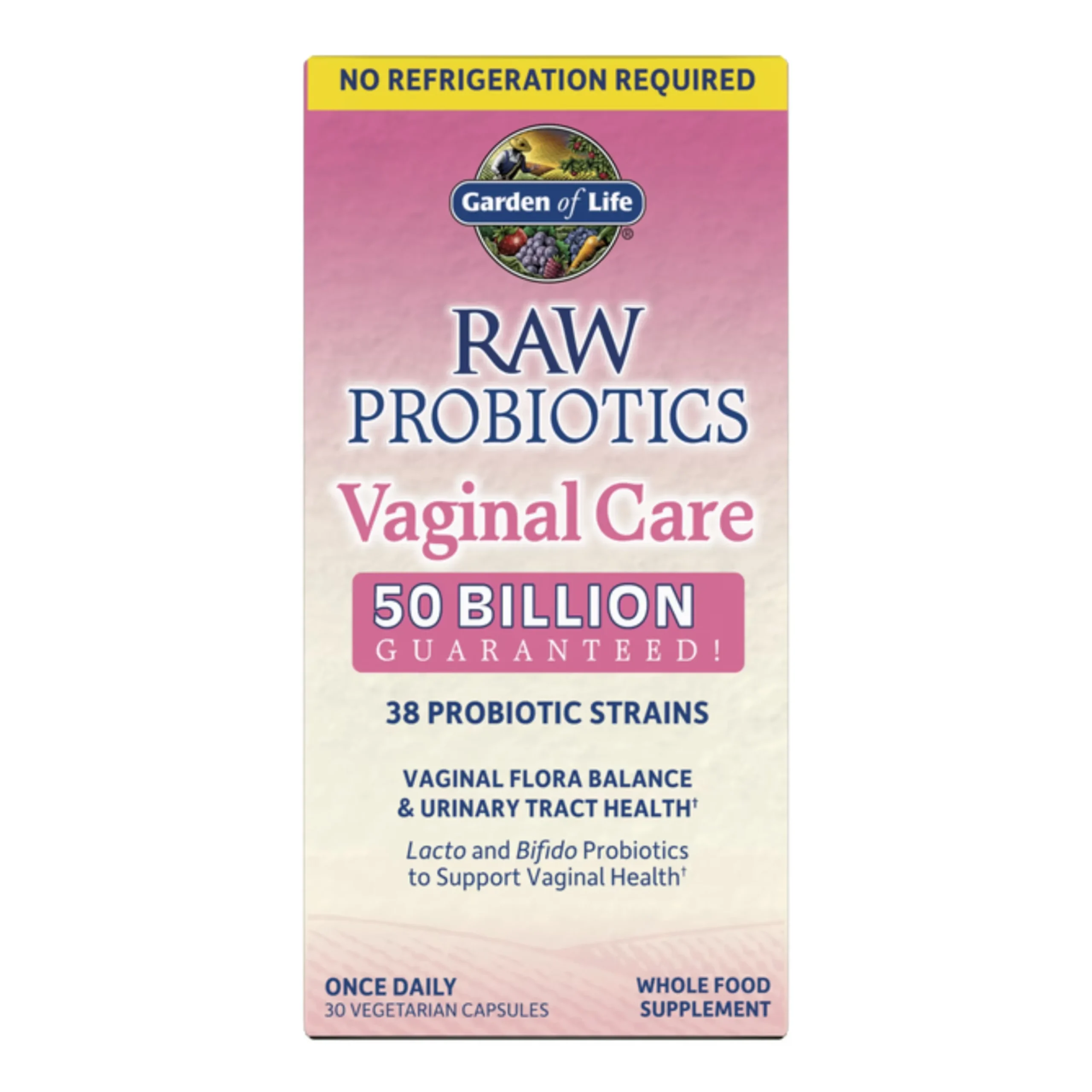 Raw Probiotics Vaginal Care 50CFU 30k