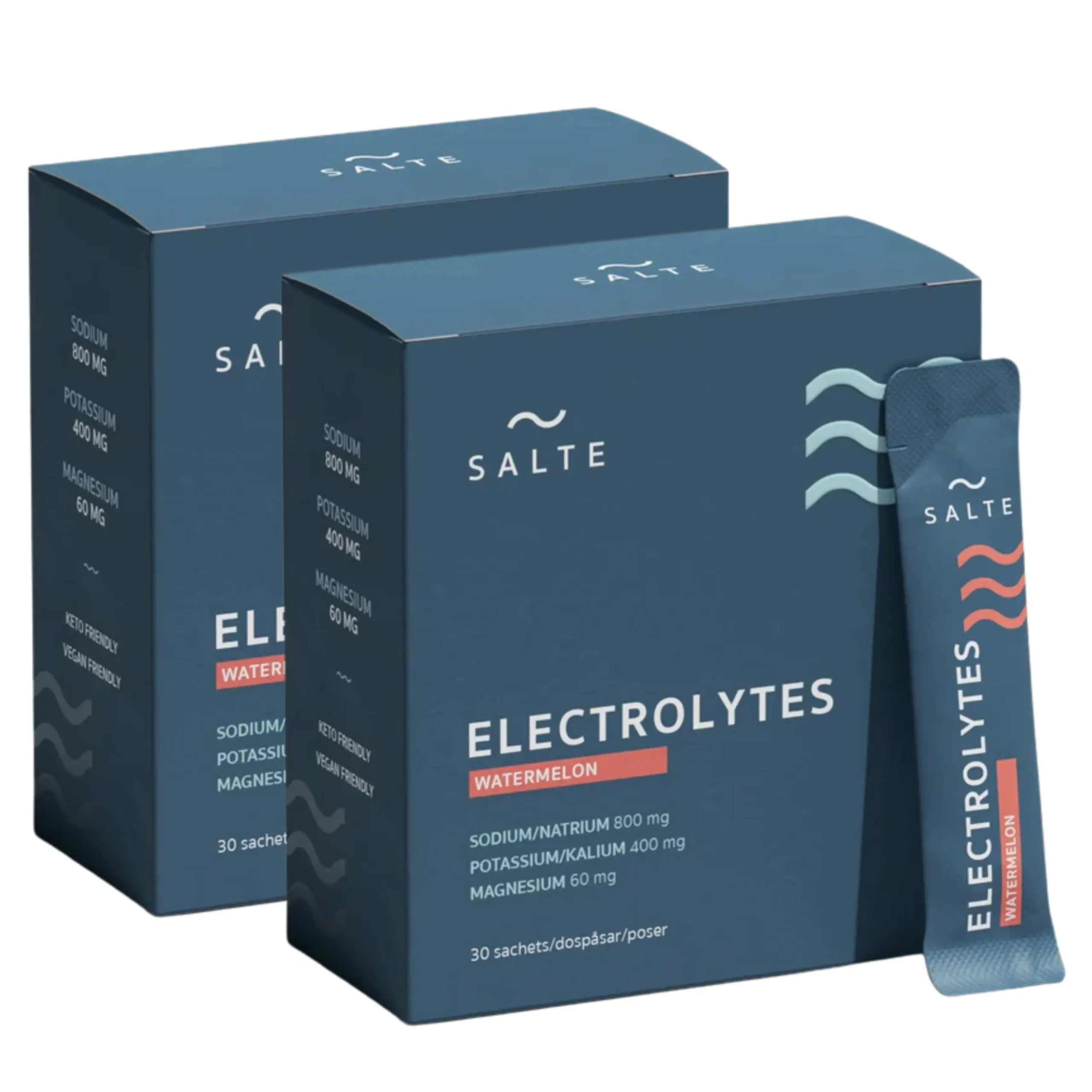 Salte Elektrolyter Vattenmelon Ekonomipack 2x30p