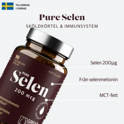 Selen 200mcg Ekonomipack 2x90k